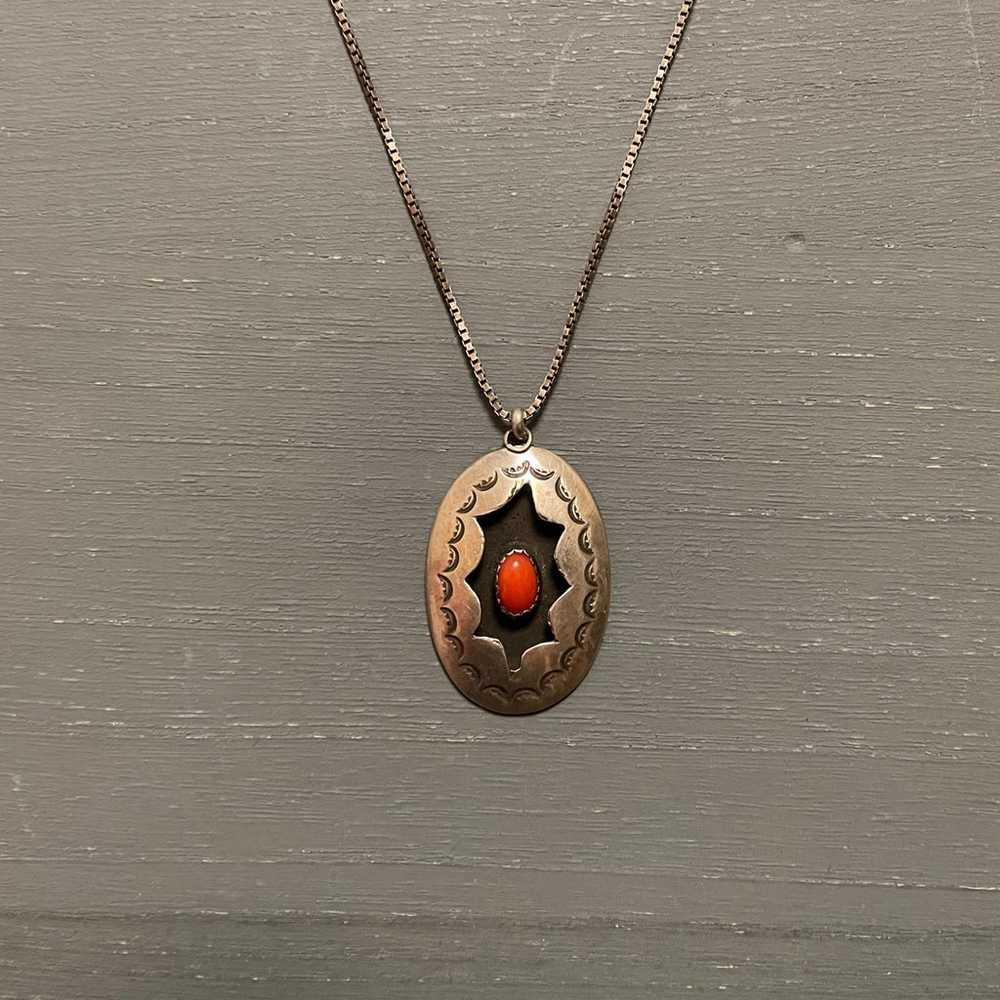 Red Stone Gemstone Necklace - image 5