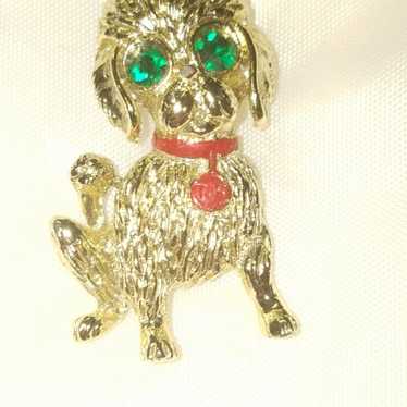 Vintage poodle brooch - image 1
