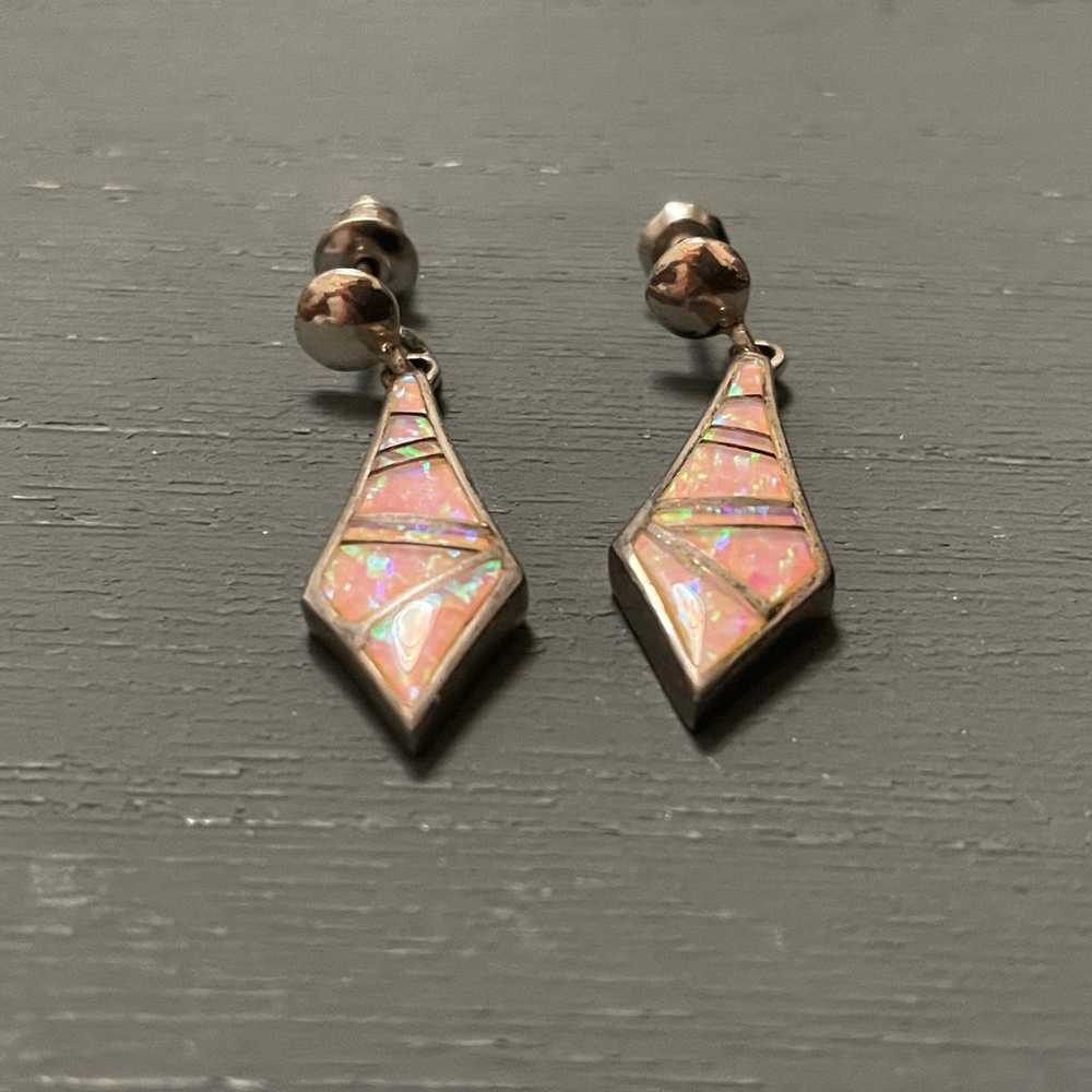 Vintage Opal Earrings - image 4