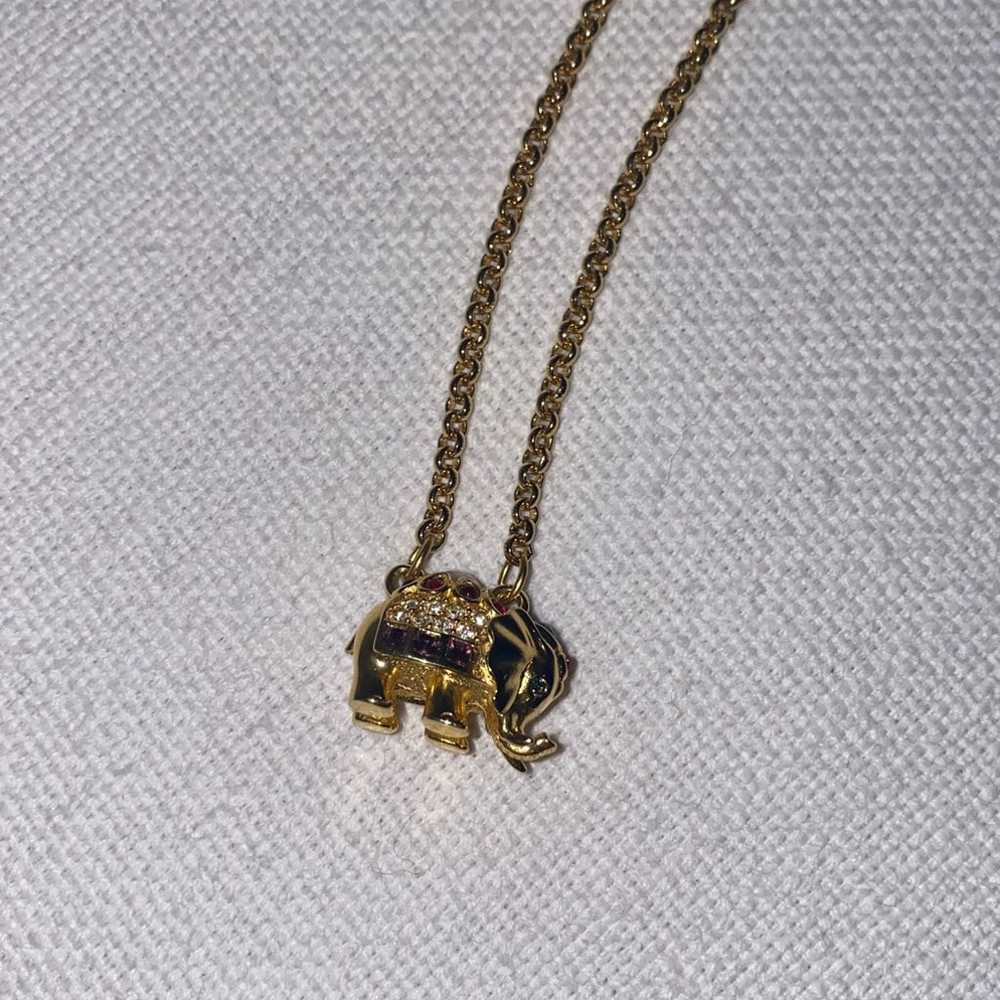 Joan Ricers Elephant Necklace - image 2