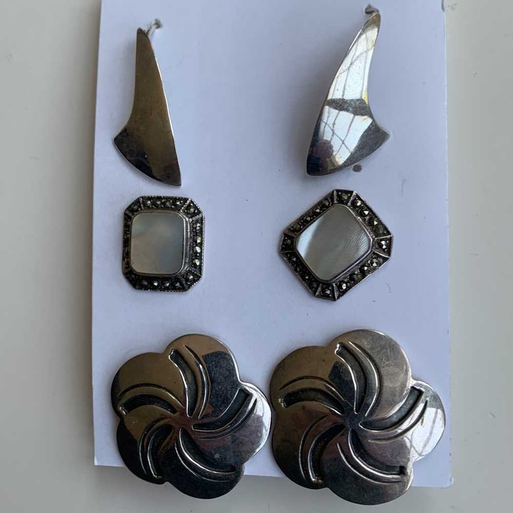 earrings Sterling Silver 925 - image 1