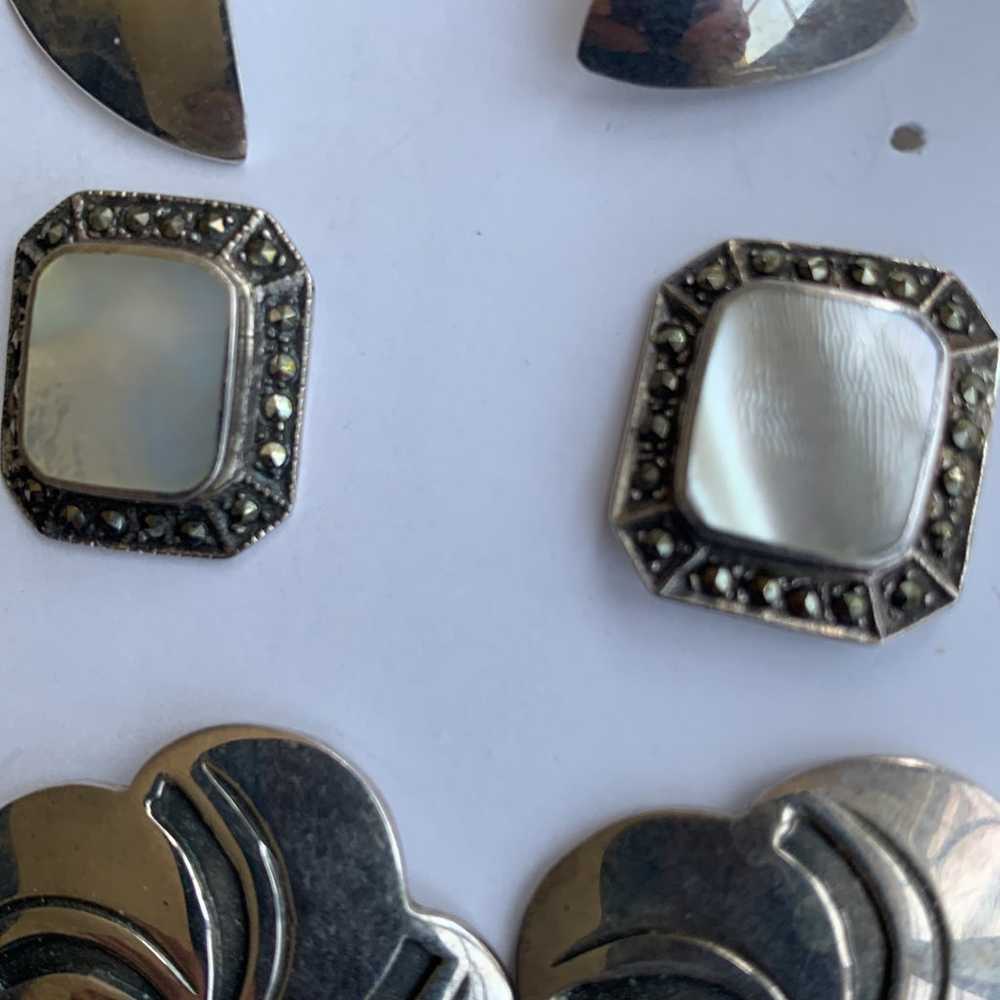 earrings Sterling Silver 925 - image 3