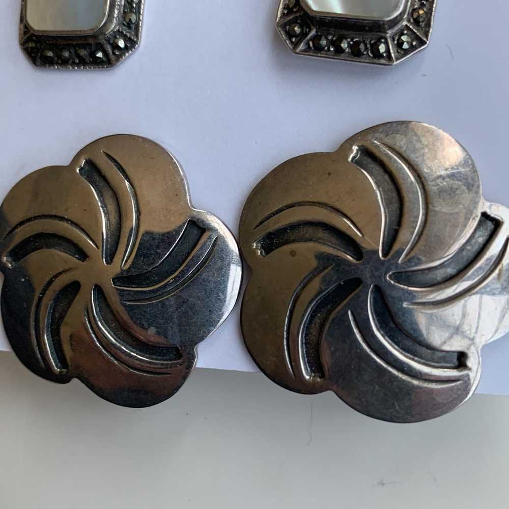 earrings Sterling Silver 925 - image 4