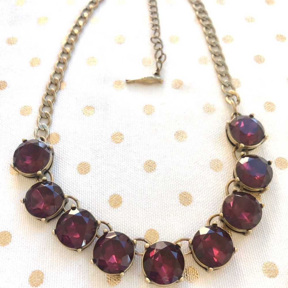Color Code Plum Collar Necklace - image 10