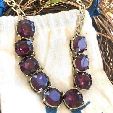 Color Code Plum Collar Necklace - image 1