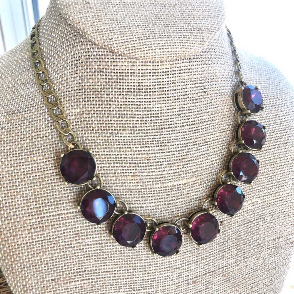 Color Code Plum Collar Necklace - image 5