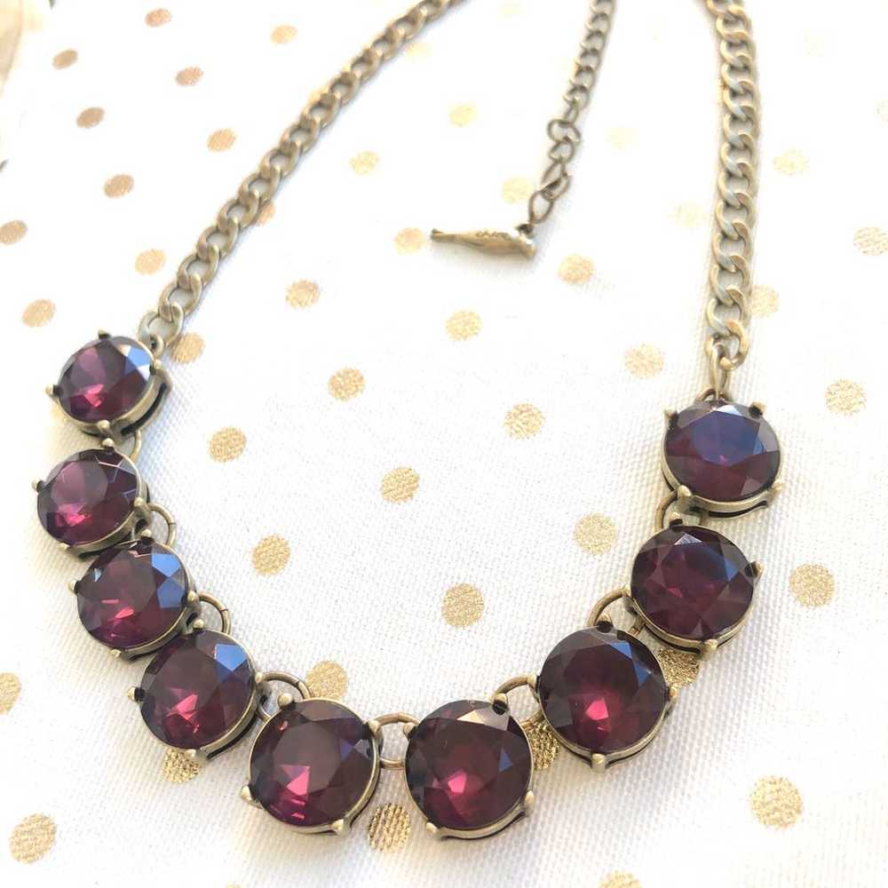 Color Code Plum Collar Necklace - image 9