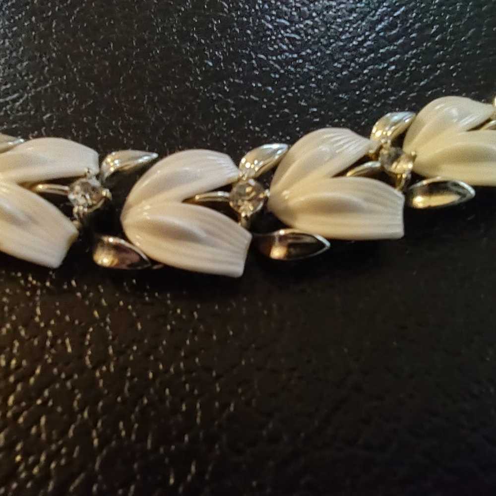 Women's Lisner Bracelet Vintage White Thermostat … - image 2