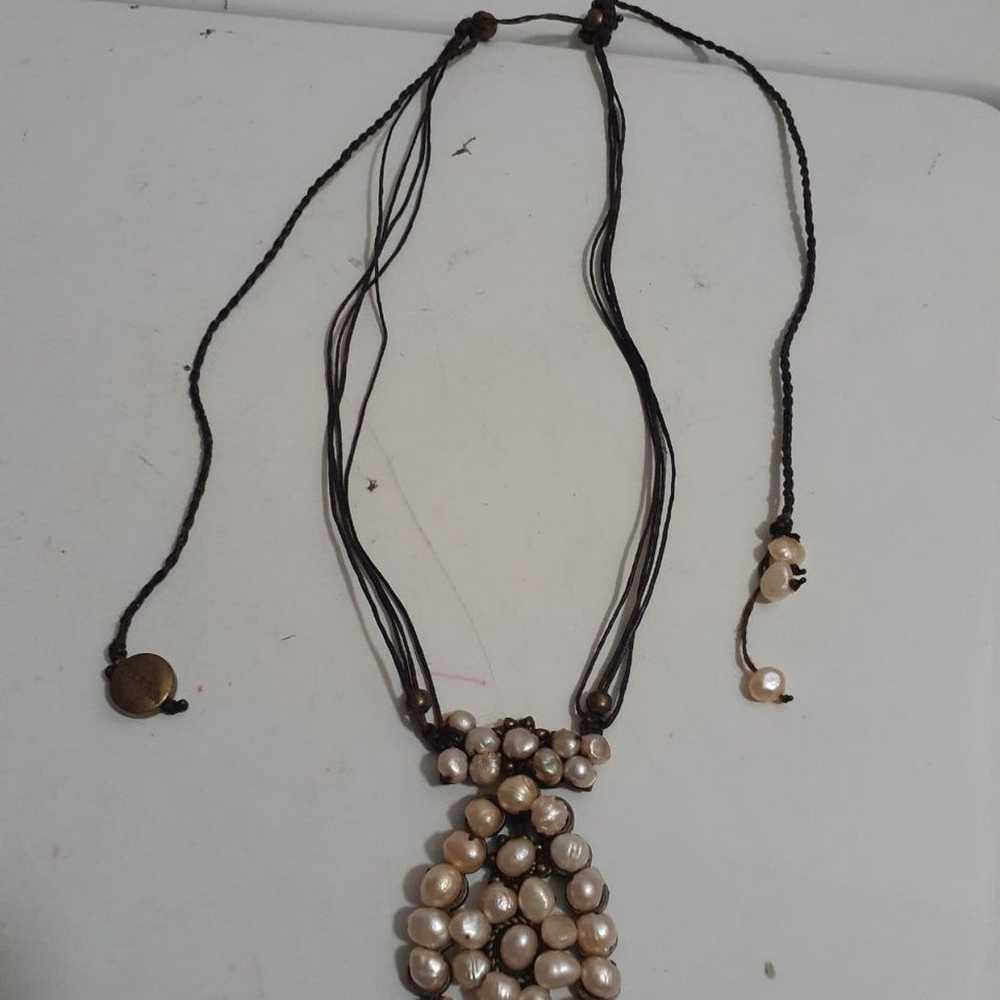 Genuine freshwater pearls Neckkace - image 2