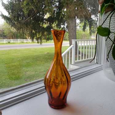 Large Artisan Hand Blown Glass Irregular Shape Vase – RusticReach