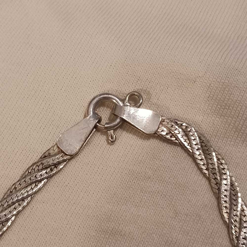 VINTAGE STERLING SILVER Necklace (STAMPED 925) - image 5