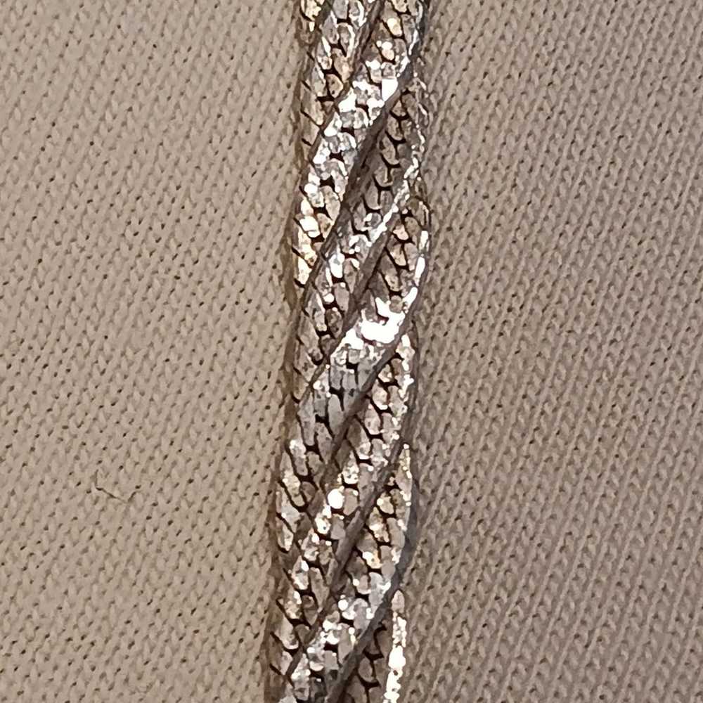 VINTAGE STERLING SILVER Necklace (STAMPED 925) - image 9