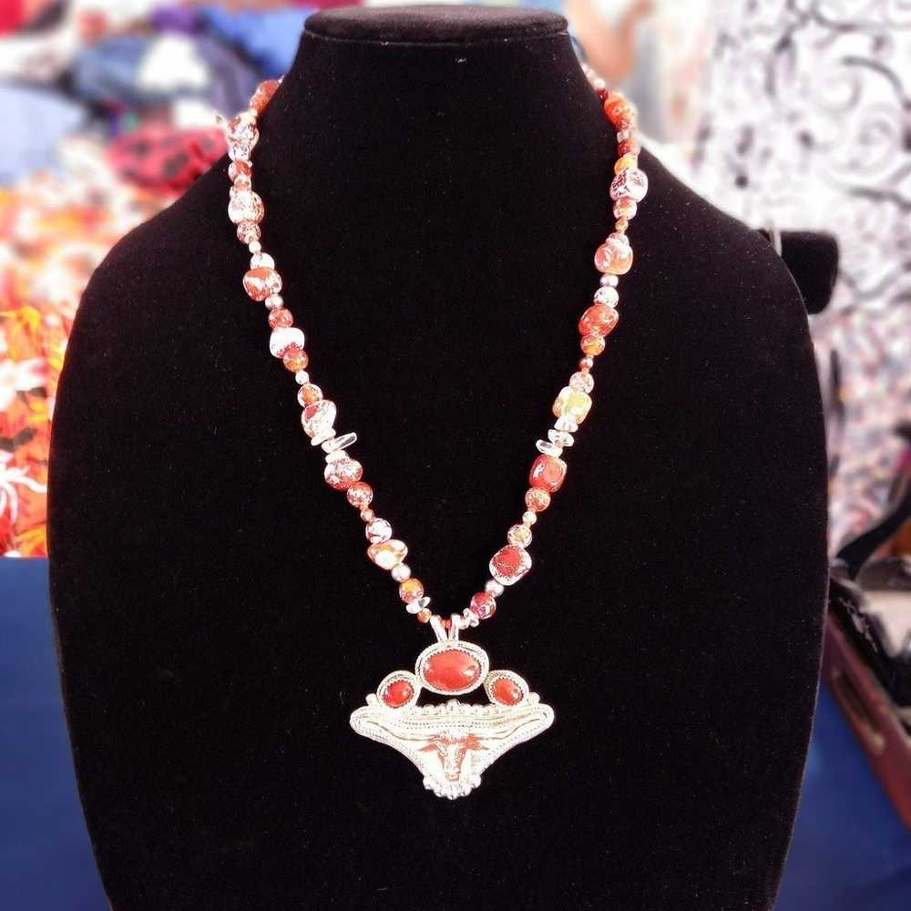 ‼️Sterling Silver Necklace Longhorn‼️ - image 4