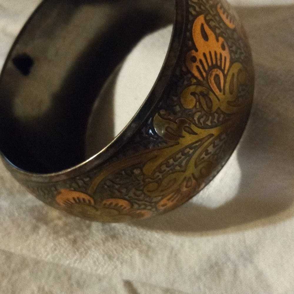 Antique tri metal Cuff $80 - image 2