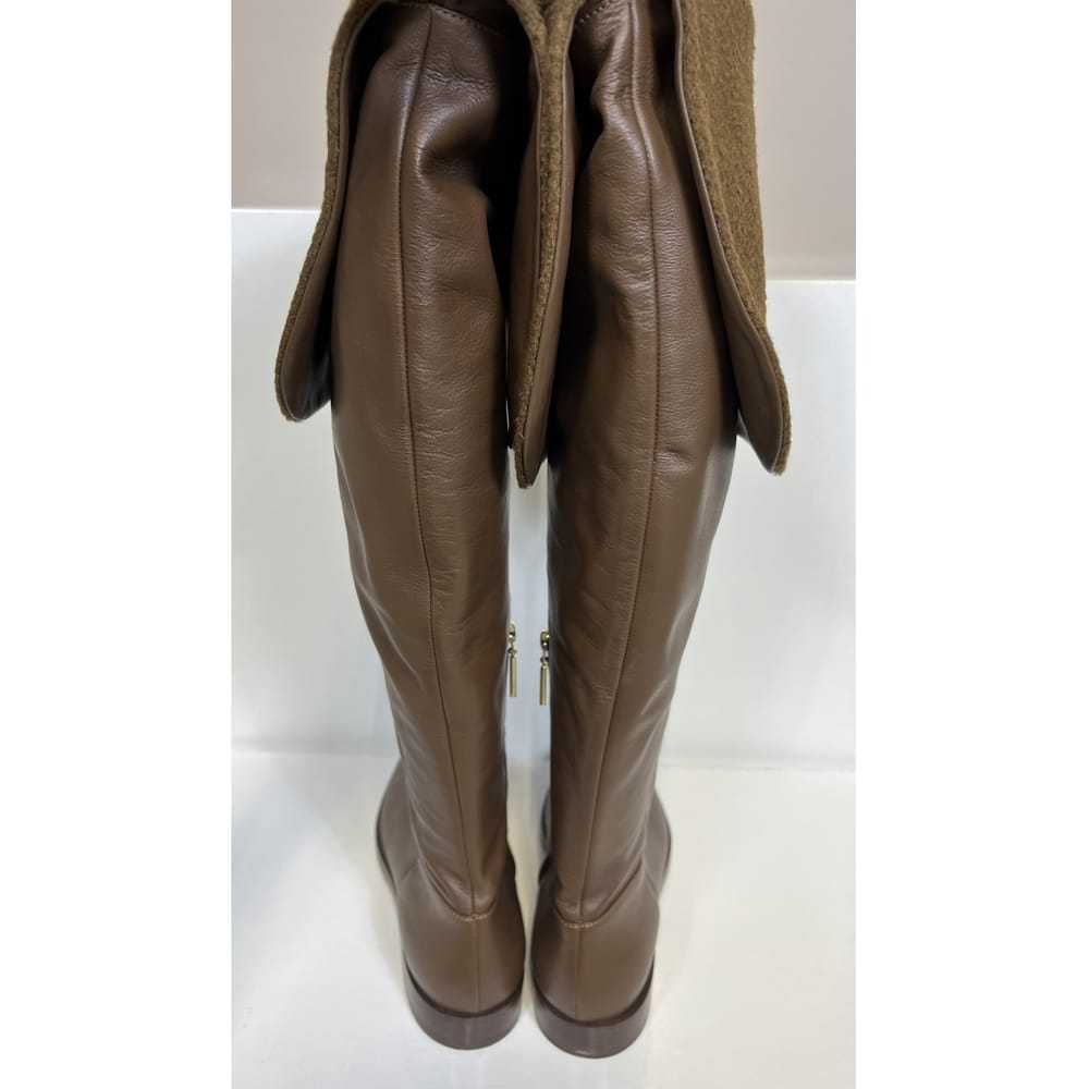 Max Mara Leather cowboy boots - image 4