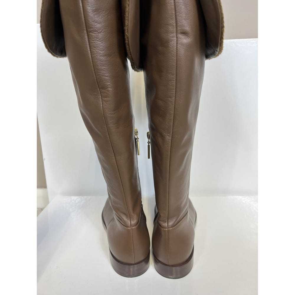 Max Mara Leather cowboy boots - image 5