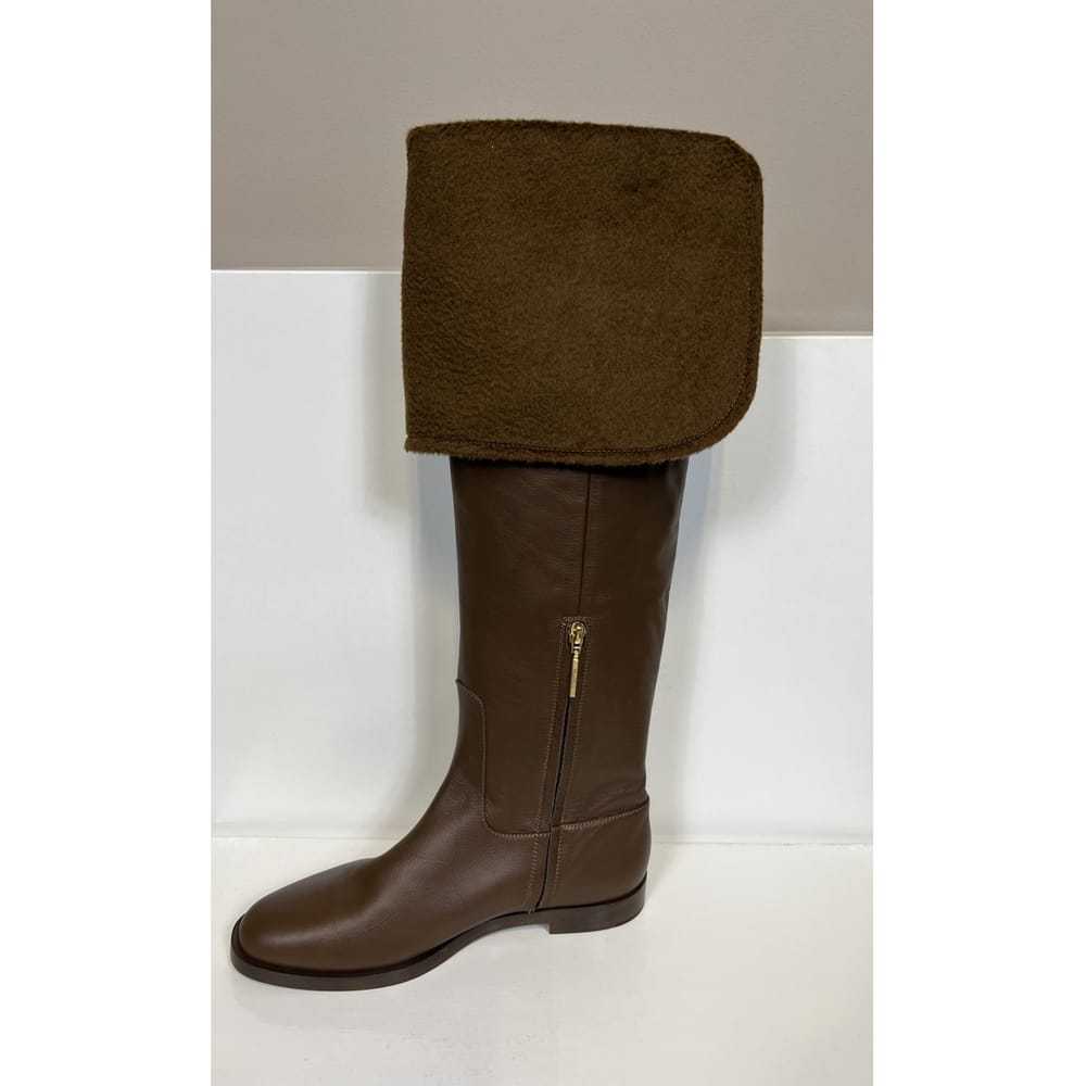 Max Mara Leather cowboy boots - image 7