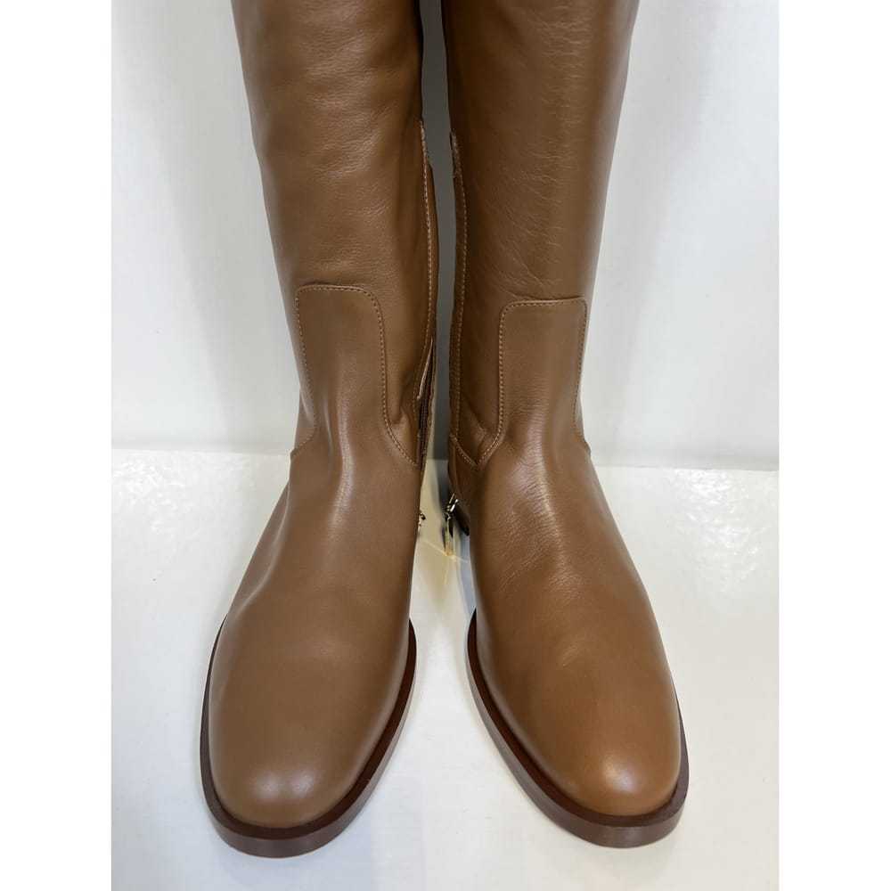 Max Mara Leather wellington boots - image 4