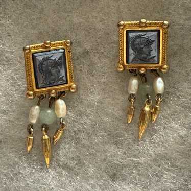 Vintage Robert Rose earrings