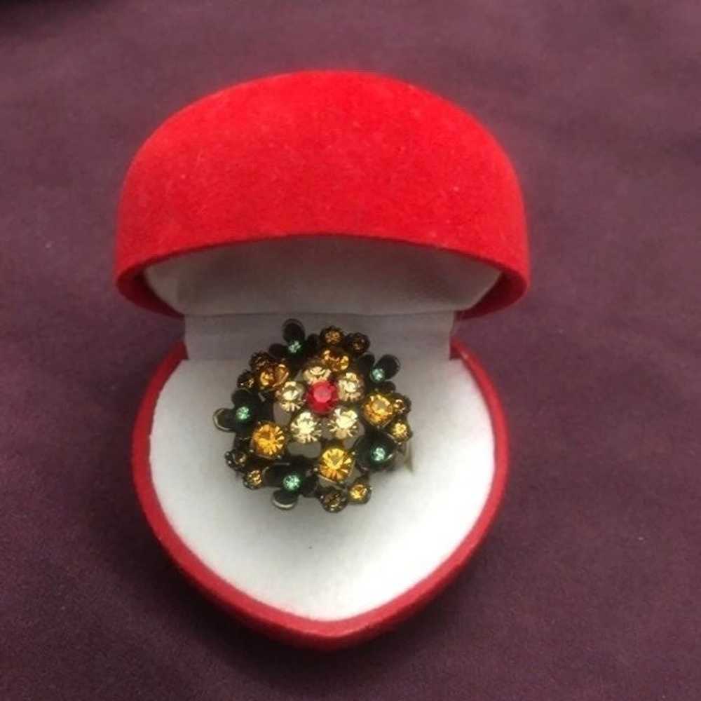 LaVintage Antique Gold Ring Size 8 - image 2