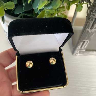 Large 14KT YELLOW GOLD 2.73 MM BALL STUD EARRINGS… - image 1