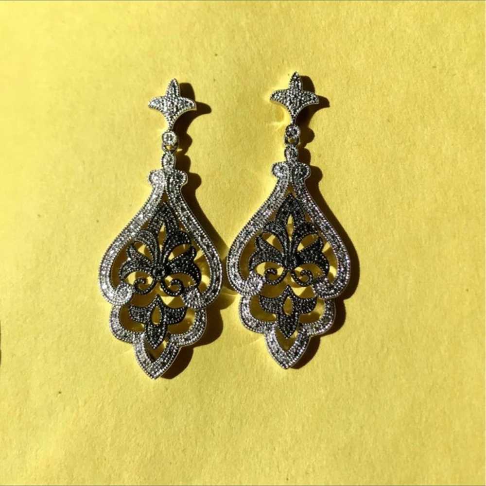 JCP Vintage Collection sterling silver earrings - image 2