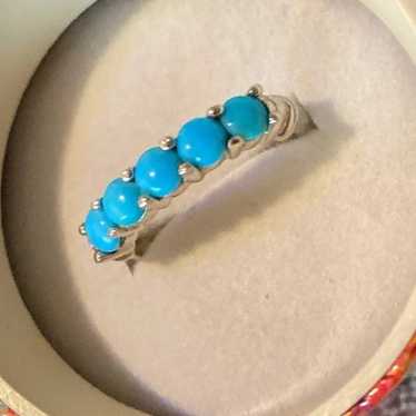 Turquoise Ring .925 sleeping beauty