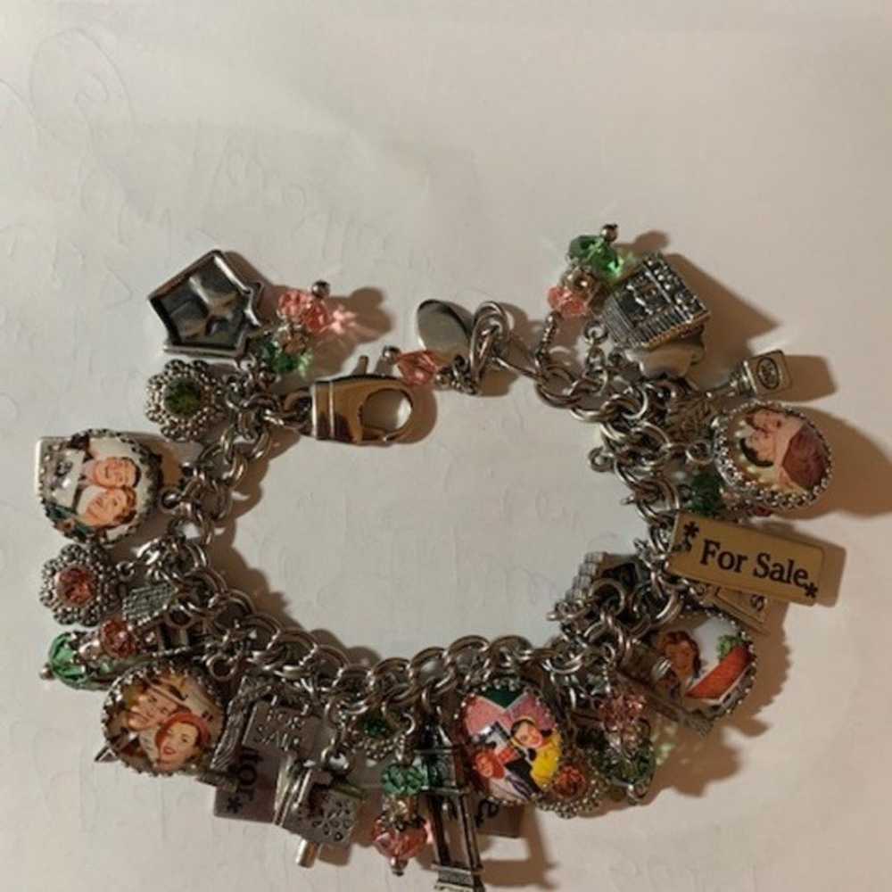 vintage! real estate charm bracelet - image 1