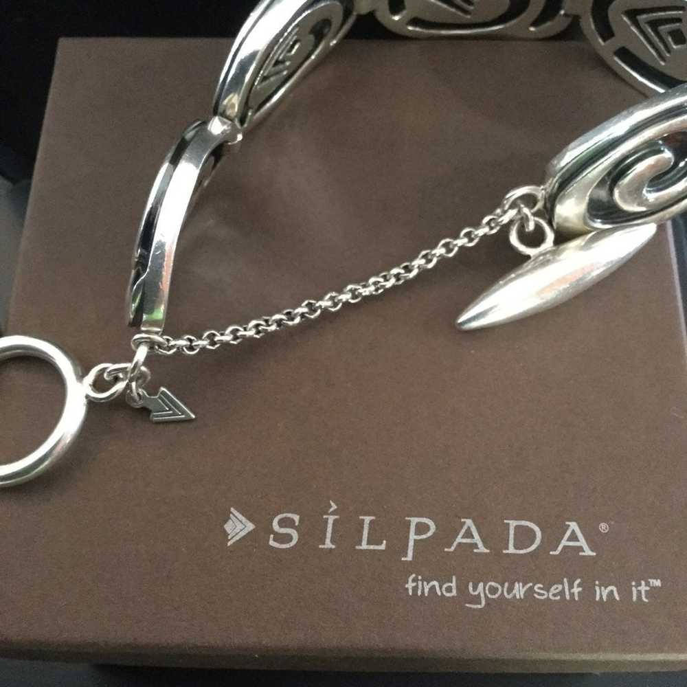 Silpada Retired Sterling Silver Bracelet #B1867 - image 4