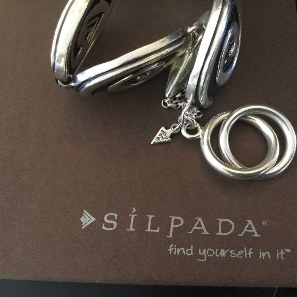 Silpada Retired Sterling Silver Bracelet #B1867 - image 5