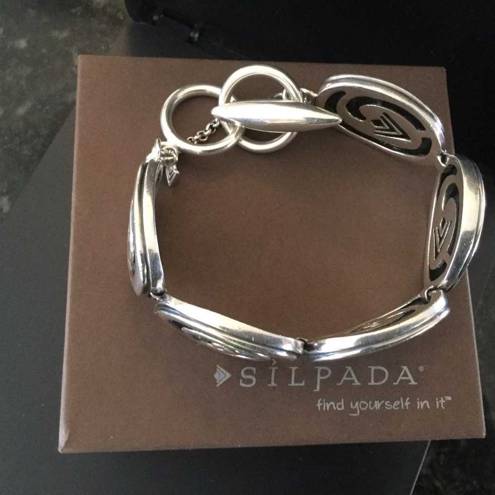 Silpada Retired Sterling Silver Bracelet #B1867 - image 6