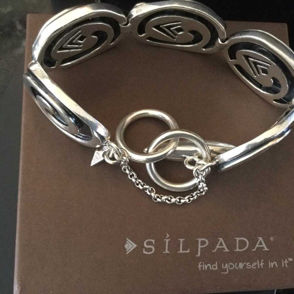 Silpada Retired Sterling Silver Bracelet #B1867 - image 7