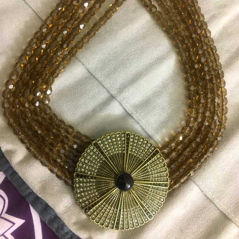 LaVintage Antique Brass Swarovski Beads - image 6