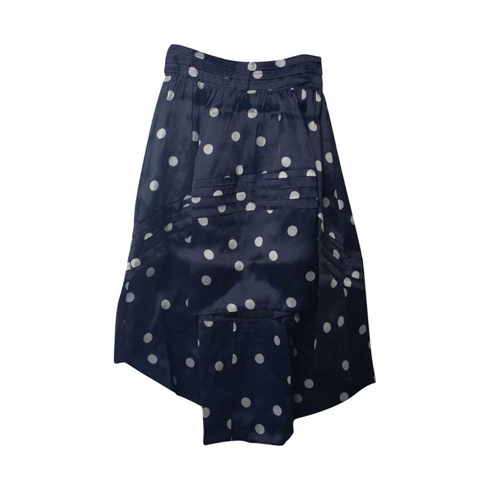 Ganni Skirt Silk in Blue - image 4