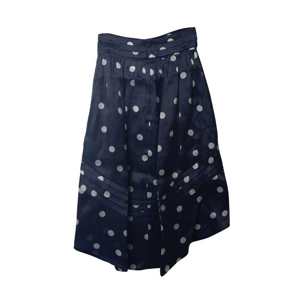 Ganni Skirt Silk in Blue - image 5