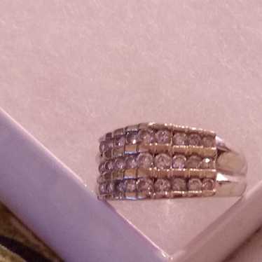 10k White Gold Diamond Ring (Estate)