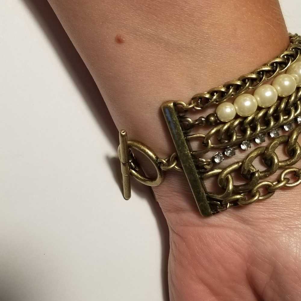 Vintage style boho layered Bracelet - image 2