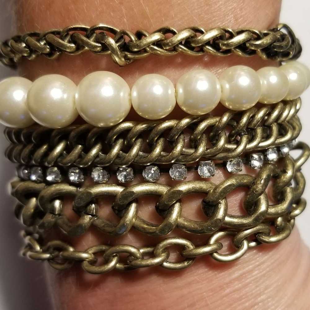 Vintage style boho layered Bracelet - image 3