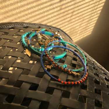 5 pc Boho Bracelet Set & anklet - image 1