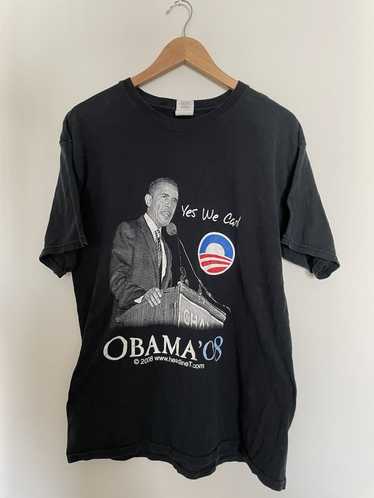 Band Tees × Vintage Vintage Obama 08 Yes We Can Te