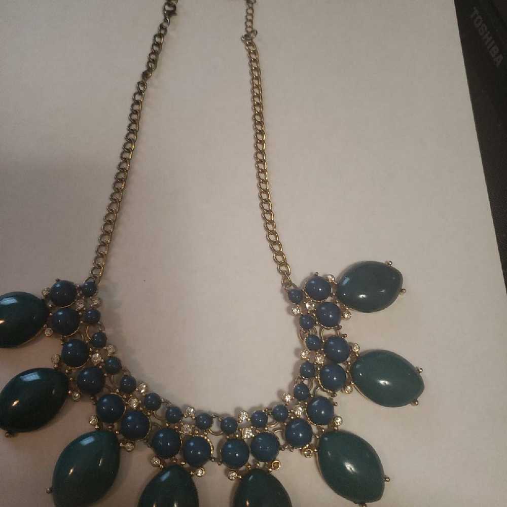 Vintage fashion Statement Necklace - image 1