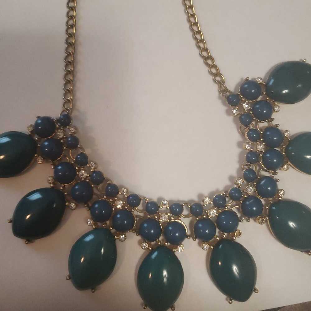 Vintage fashion Statement Necklace - image 2