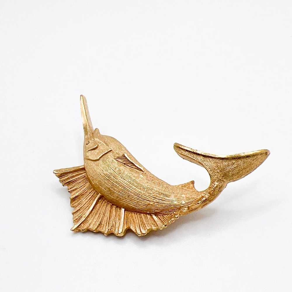 Vintage Swordfish Pin - image 2