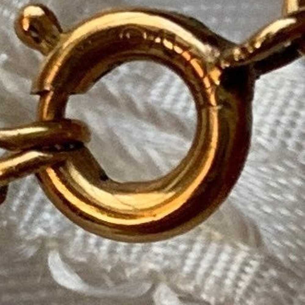 Vintage Avon Ruby Gold Filled Necklace - image 3