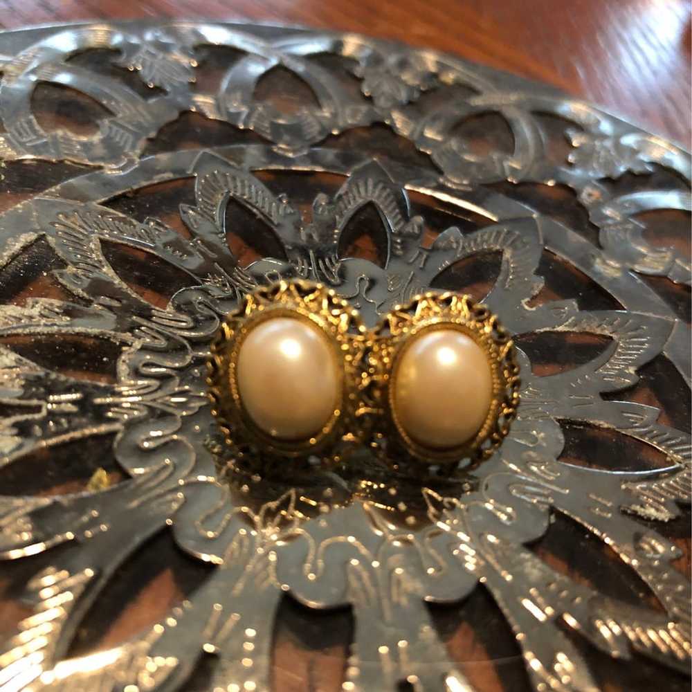 1928 Beautiful Victorian style earrings - image 1