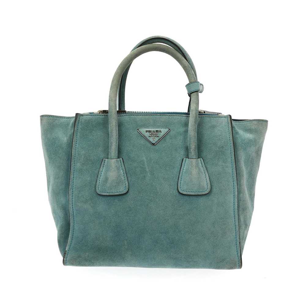 Prada PRADA Handbag in Blue Suede - image 11