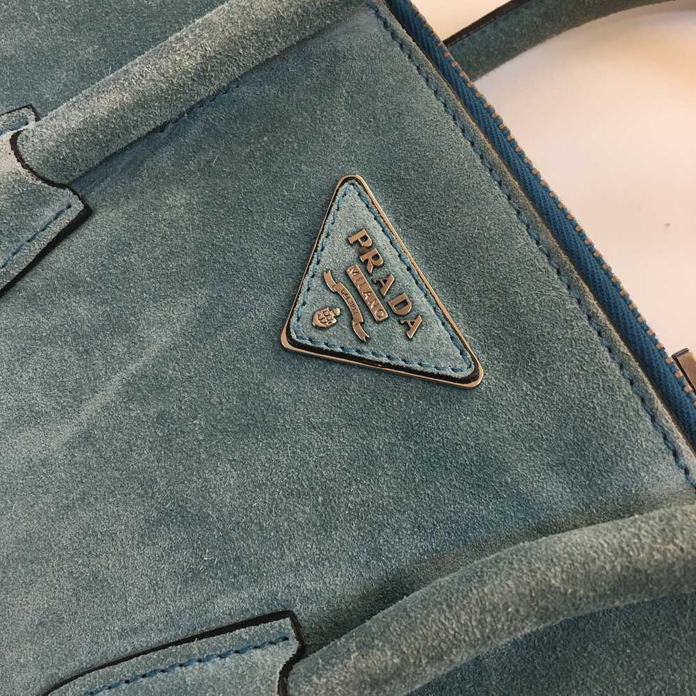 Prada PRADA Handbag in Blue Suede - image 7