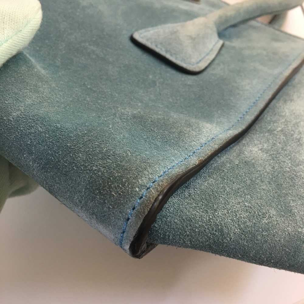 Prada PRADA Handbag in Blue Suede - image 8