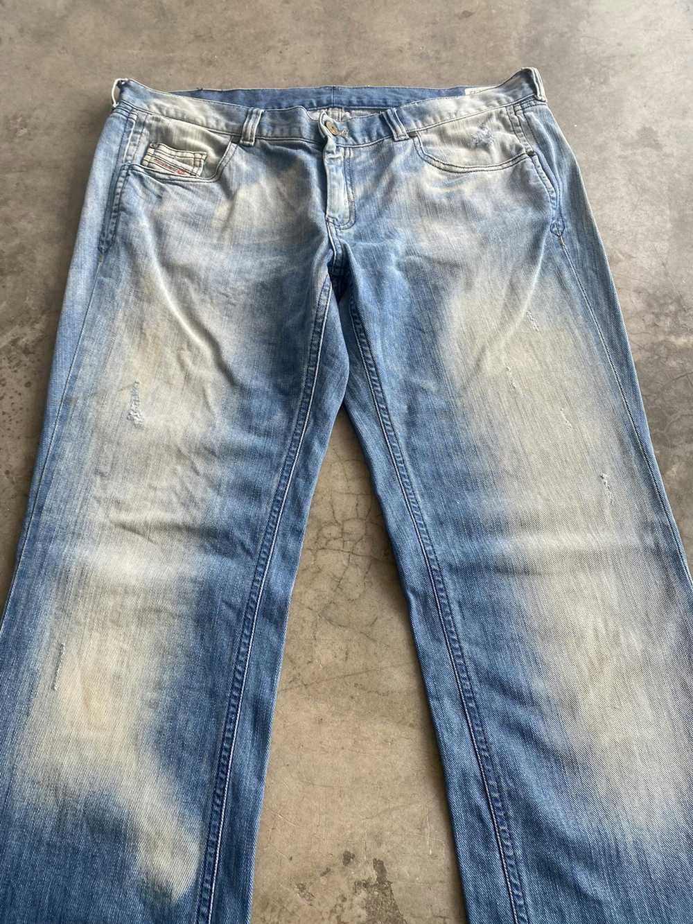 Diesel × Distressed Denim × Streetwear Flare Jean… - image 11