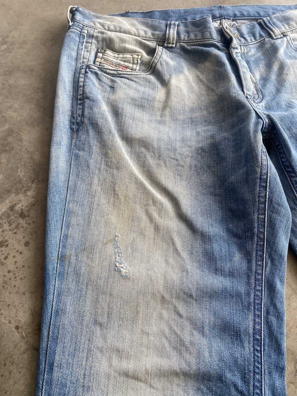 Diesel × Distressed Denim × Streetwear Flare Jean… - image 12